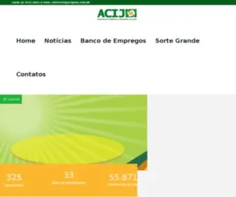 Acijaru.com.br(ACIJ) Screenshot