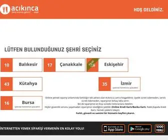 Acikinca.com(Balıkesir Online Yemek Siparişi) Screenshot