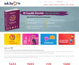 Aciklisetv.com(Açıklise TV) Screenshot