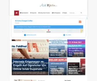 Acikogretim.web.tr(Açıköğretim) Screenshot