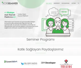 Acikseminer.com(Açık) Screenshot