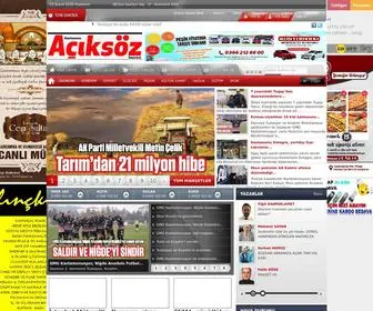 Aciksoz.com.tr(Kastamonu A) Screenshot