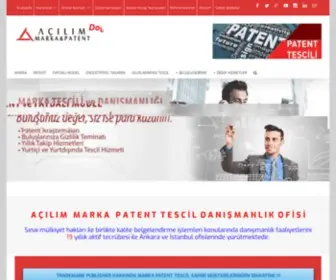 Acilimpatent.com(Marka Patent Tescili) Screenshot