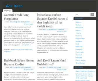 Acilkredi.net(Alan adı satın alınabilir) Screenshot