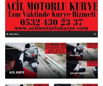 Acilmotorlukurye.com(ACİL MOTORLU KURYE) Screenshot