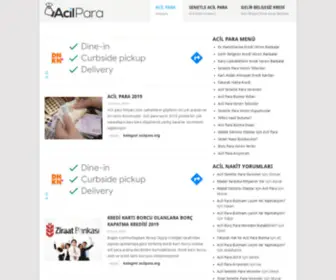 Acilpara.org(Acil Para) Screenshot