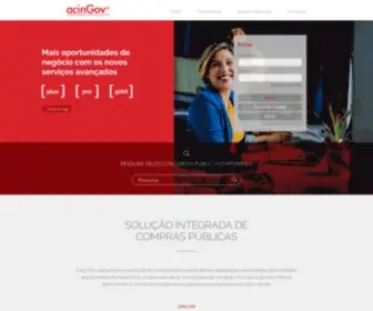 Acingov.pt(A plataforma eletrÃ³nica de compras pÃºblicas) Screenshot