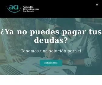 Acinsolvencia.com(Abogados Consultores en Insolvencia) Screenshot