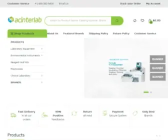 Acinterlab.com(Suminstro de equipos de investigacion para laboratorios) Screenshot