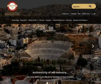 Aci.org.jo(Amman Chamber of Industry) Screenshot