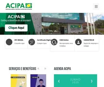 Acipapalotina.com.br(Acipa palotina) Screenshot