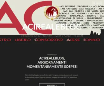 Acirealeblog.com(Acirealeblog) Screenshot