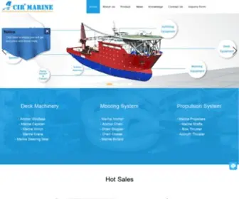 Acirmarine.com(Marine Deck Equipment) Screenshot