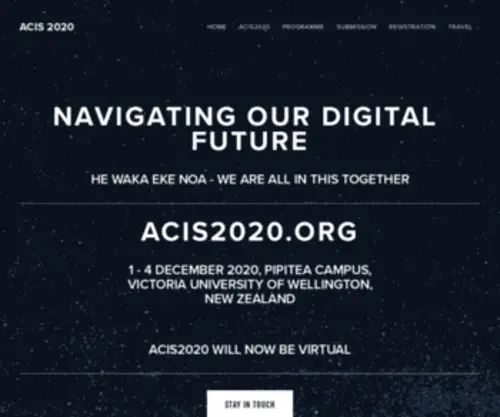 Acis2020.org(Acis 2020) Screenshot