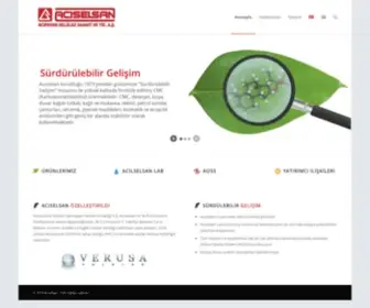 Aciselsan.com.tr(Acıselsan) Screenshot