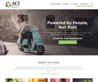 Acispecialtybenefits.com(ACI Specialty Benefits) Screenshot