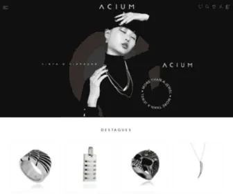 Acium.com.br(More than a jewel) Screenshot