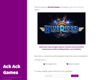 Ackackgames.com(Ack Ack Games) Screenshot