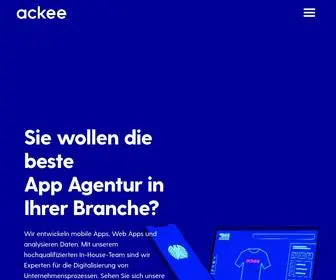 Ackee.de(TOP App Agentur Berlin) Screenshot