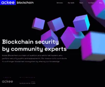 Ackeeblockchain.com(We perform security audits and assessments on Ethereum and Solana. Our mission) Screenshot