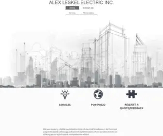 Ackelectric.com(Alex Leskel Electrical inc) Screenshot