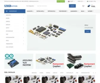 Ackelektronik.com(Ack Elektronik) Screenshot