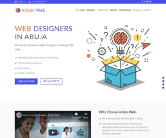 Acken.org(Web Designers in Abuja) Screenshot