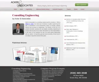 Ackerandassociates.com(Consulting Engineering) Screenshot