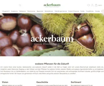 Ackerbaum.de(Baumschule ackerbaum) Screenshot