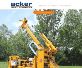 Ackerdrill.com(Acker Drill Company) Screenshot