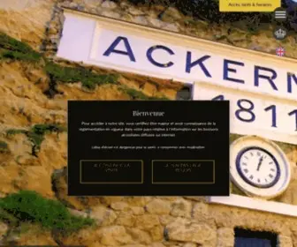 Ackerman.fr(Maison Ackerman) Screenshot