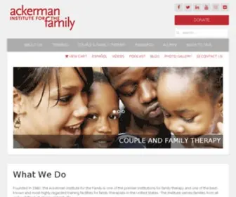 Ackerman.org(Ackerman Institute for the Family) Screenshot