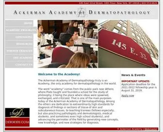 Ackermanacademy.org(Ackerman Academy of Dermatopathology) Screenshot