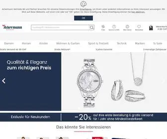 Ackermann.ch(Online shop) Screenshot