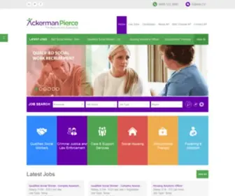 Ackermanpierce.com(Public Sector Recruiters) Screenshot