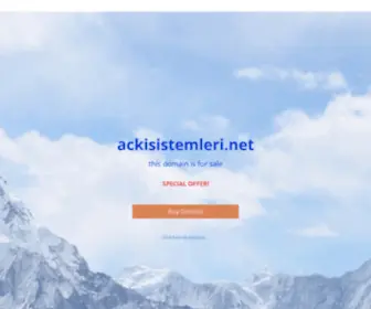 Ackisistemleri.net(Alan) Screenshot