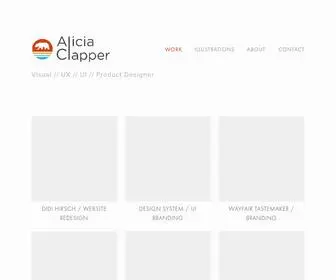 Aclapper.com(Alicia Clapper) Screenshot