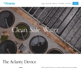 Aclaritywater.com(Aclarity, LLC) Screenshot