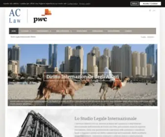 Aclaw.it(AC Law Studio Legale Internazionale Padova) Screenshot
