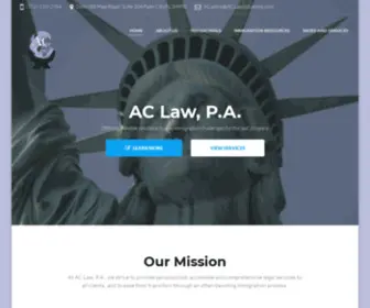 Aclawsolutions.com(AC Law) Screenshot
