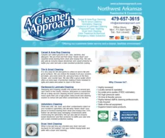Acleanerapproach.com(Professional cleaning service of Northwest Arkansas) Screenshot