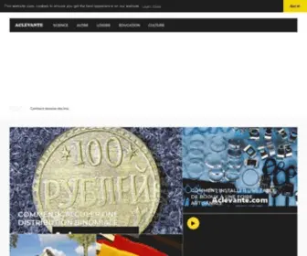 Aclevante.com(Portail De L'Éducation De La Science) Screenshot