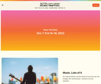 Aclfest.com(October 1) Screenshot
