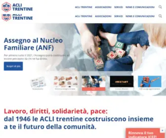 Acliservizi.it(Homepage ACLI trentine) Screenshot