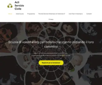 Acliserviziocivile.org(Acli Servizio Civile) Screenshot
