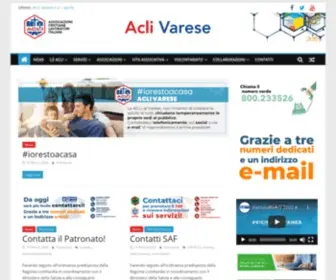 Aclivarese.org(ACLI Varese) Screenshot