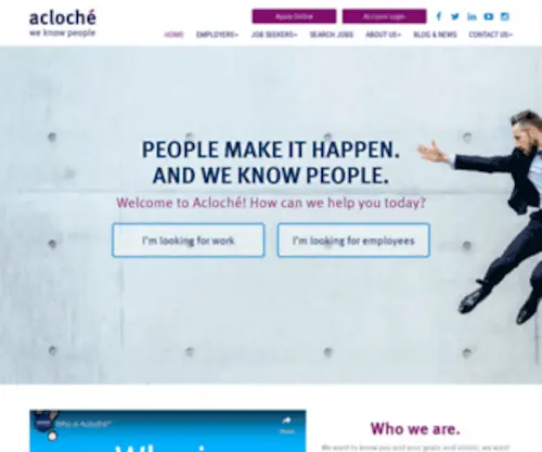 Acloche.com(Acloché) Screenshot