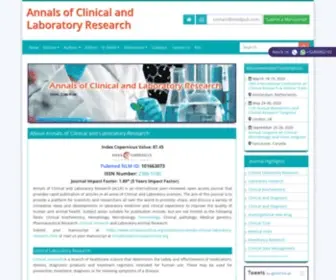ACLR.com.es(Annals of Clinical and Laboratory Research) Screenshot