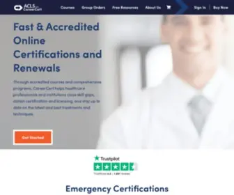 ACLS.us(We offer online ACLS certification for healthcare professionals) Screenshot