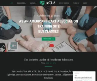 Aclsedu.com(Visit ACLS EDU to sign up for award) Screenshot